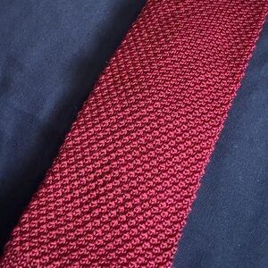 Banana Republic Deep Red Knit Tie